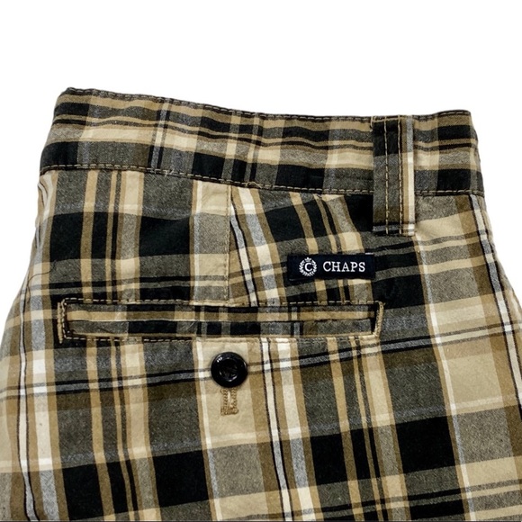 CHAPS Men's Classic-Fit Stretch Plaid Oxford - Picture 8 of 9